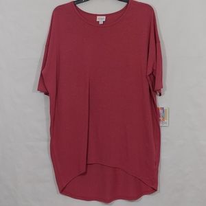 LuLaRoe Reddish Pink Comfortable Top Size S NWT